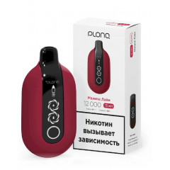 Электронная сигарета PLONQ ULTRA 12000 затяжек Малина Лайм